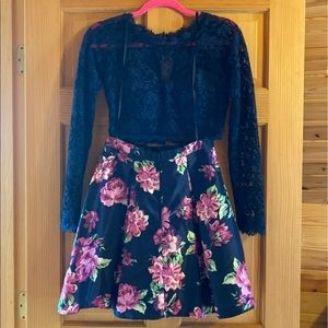 Sequin Hearts 2 piece dress